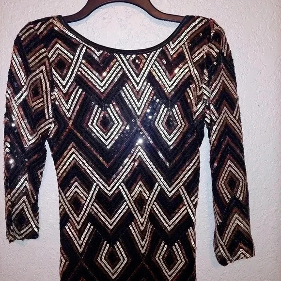 NWT Rue 21 Sequin Mini Bodycon Dress Size Medium - Picture 3 of 10